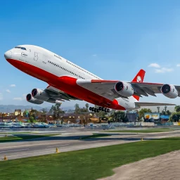 Turbo Flight Airplane Game 3D