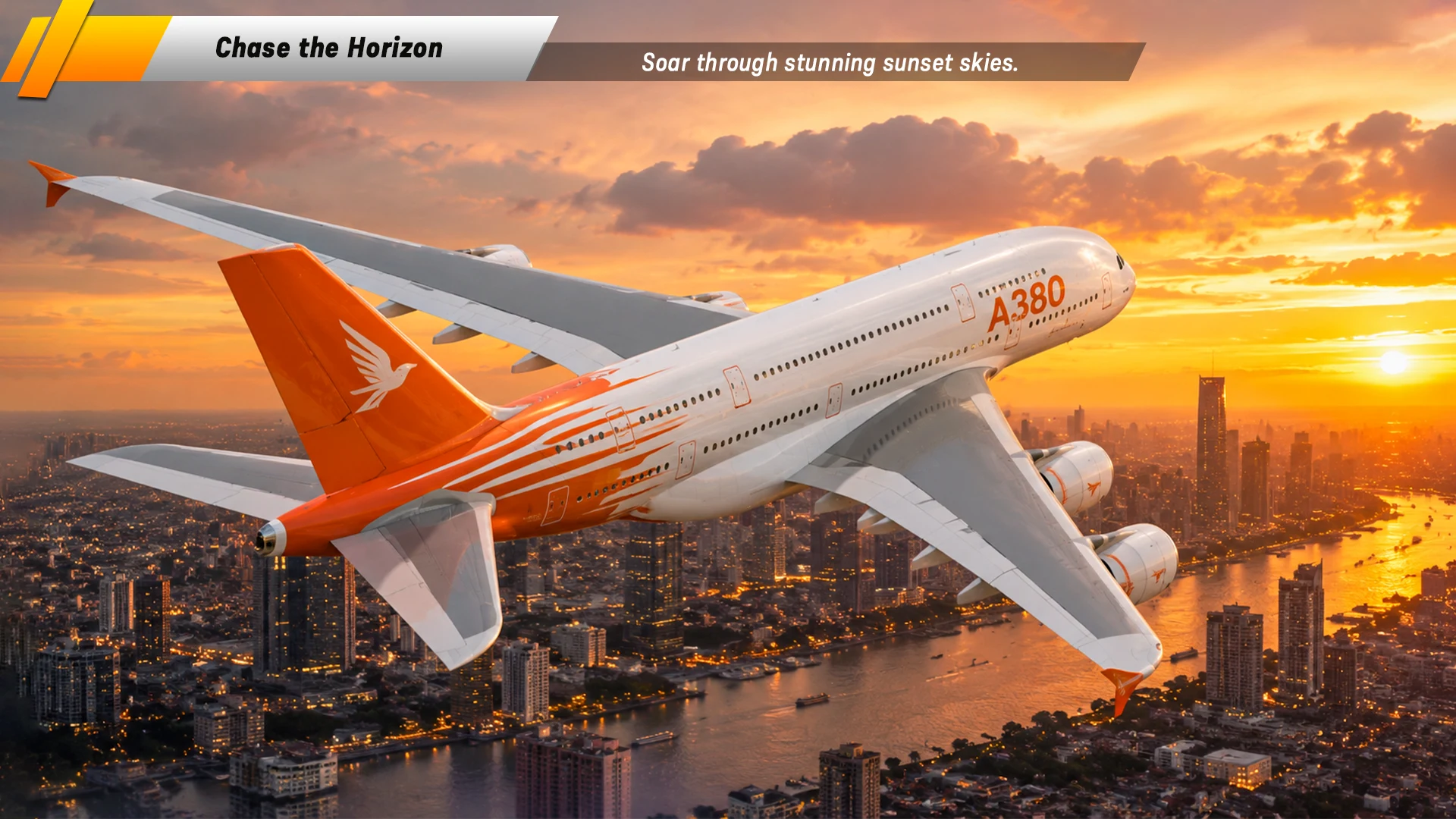Turbo Flight Airplane Game 3D screenshot