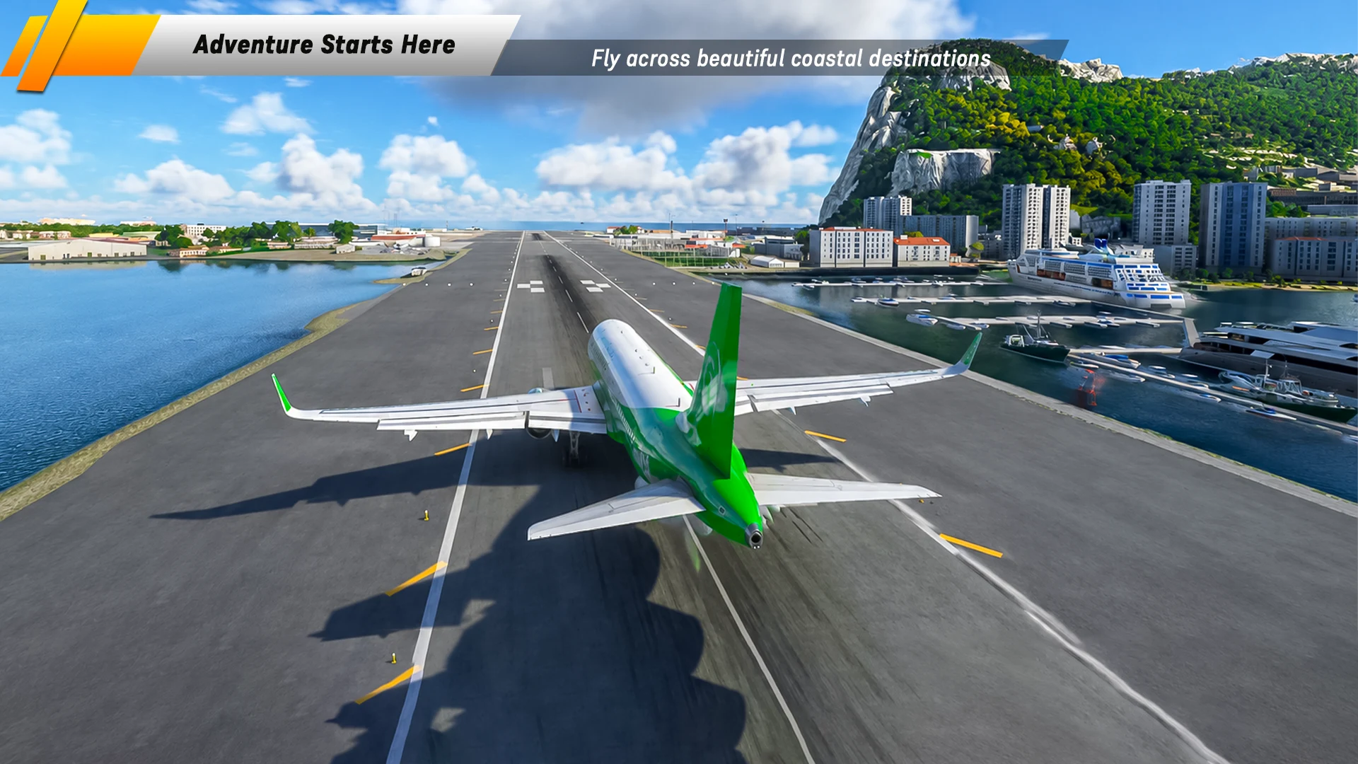 Turbo Flight Airplane Game 3D screenshot