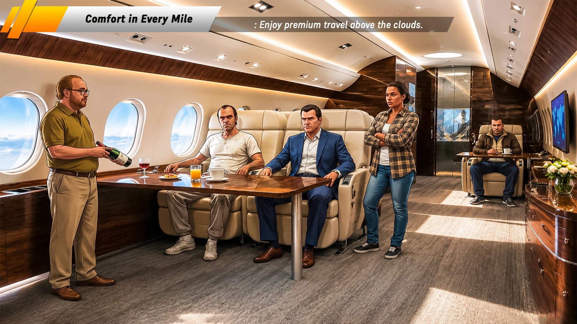 Turbo Flight Airplane Game 3D screenshot